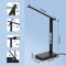 Desk Lamp with USB Charging Port: LED Stepless Dimmable Eye Caring Desk Light for Home Office - 1 Type-C, 1 USB-A Charging Port, 2 AC Power Outlets, Multiple Light Modes for Study and Bedroom